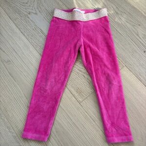 Mini boden velour pants size 3/4